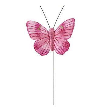 Sommerfugl pink nuancer 1